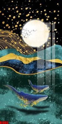 File in trần File tranh decor tranh bộ treo tường tổng hợp H1865 (bản gốc) bầu trời