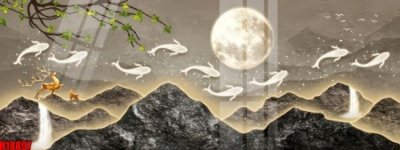 File tranh gốc File tranh gốc in tranh tường nền tổng hợp H18897 (bản quyền) độc đáo