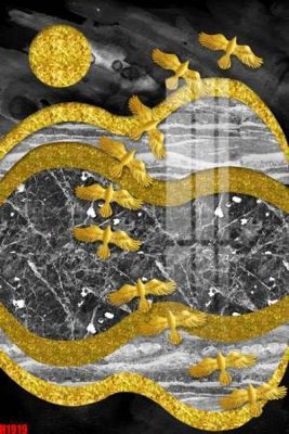 File PSD File tranh decor tranh bộ treo tường tổng hợp H1919 (gốc) cho in quảng cáo