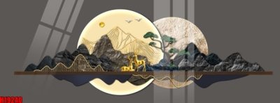 File gốc File tranh gốc in tranh tường nền tổng hợp H19240 (thiết kế) độc quyền