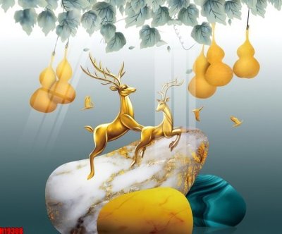 File PSD File tranh gốc in tranh tường nền tổng hợp H19308 (gốc) cho in quảng cáo