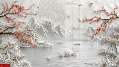 File tranh File tranh gốc in tranh tường nền tổng hợp H19520 (bản gốc) treo phòng ăn