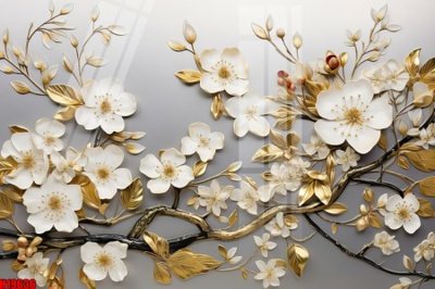 File tranh File tranh gốc in tranh tường nền tổng hợp H19636 (file gốc) chuẩn màu in