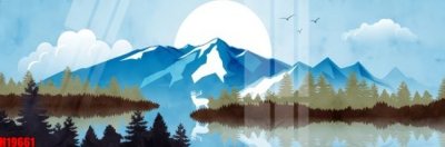 Tải file File tranh gốc in tranh tường nền tổng hợp H19661 (gốc) in nhanh