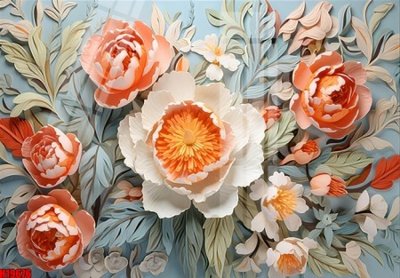 File tranh File tranh gốc in tranh tường nền tổng hợp H19676 (bản gốc) in lụa dán tường