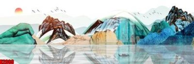 Download file File tranh decor tranh bộ treo tường tổng hợp H2009 (chất lượng in ấn)