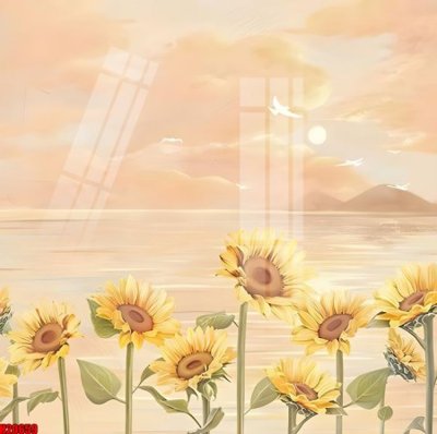 Tải file File tranh gốc in tranh tường nền tổng hợp H20659 (PSD) cho in tranh kính