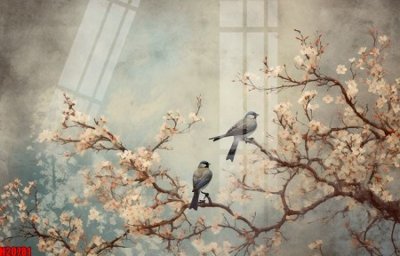 File gốc File tranh gốc in tranh tường nền tổng hợp H20781 (in lụa) tranh thuận buồm