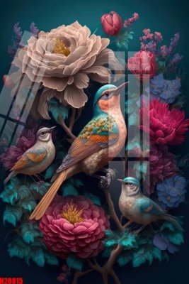 File tranh File tranh gốc in tranh tường nền tổng hợp H20815 (bản gốc) in lụa dán tường