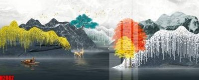 File tranh File tranh decor tranh bộ treo tường tổng hợp H2082 (ảnh gốc) cho in ấn kỹ thuật số