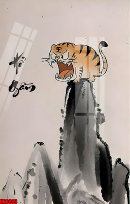 Download file gốc File tranh gốc in tranh tường nền tổng hợp H20893 (in lụa) nghệ thuật