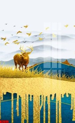 File in trần File tranh decor tranh bộ treo tường tổng hợp H2099 (file gốc) xuyên sáng