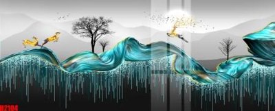 File tranh quảng cáo File tranh decor tranh bộ treo tường tổng hợp H2104 (download file gốc)