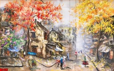 Tải file File tranh gốc in tranh tường nền tổng hợp H21117 (PSD) cho in tranh 3D