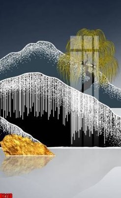 Download file File tranh decor tranh bộ treo tường tổng hợp H2118 (gốc) in mica cao cấp