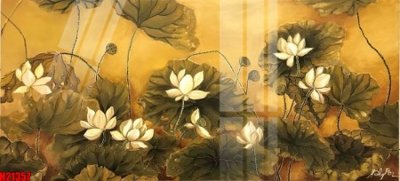 File tranh File tranh gốc in tranh tường nền tổng hợp H21357 (bản gốc) in lụa dán tường