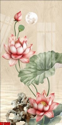 Ảnh mô tả file gốc in mica File tranh gốc in tranh tường nền tổng hợp H21369