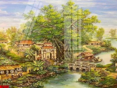 File gốc File tranh gốc in tranh tường nền tổng hợp H21412 (phong cách) cổ điển