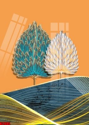 File gốc File tranh gốc in tranh tường nền tổng hợp H21685 (in 3D) cho trang trí