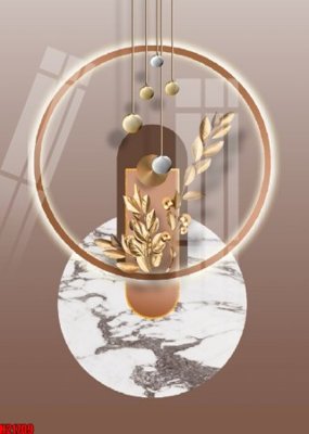 File tranh File tranh gốc in tranh tường nền tổng hợp H21709 (bản gốc) in lụa 3D