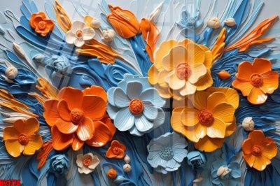 File in trần File tranh gốc in tranh tường nền tổng hợp H21774 (file gốc) hoa văn 3D