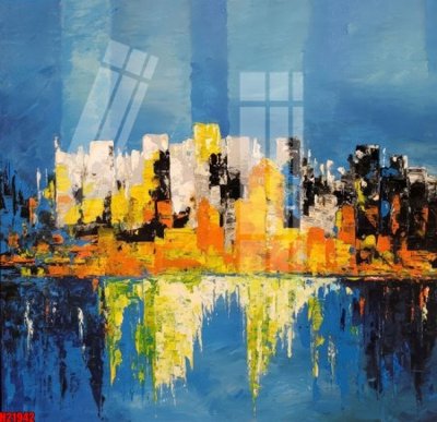 Tải file File tranh gốc in tranh tường nền tổng hợp H21942 (PSD) cho in tranh kính