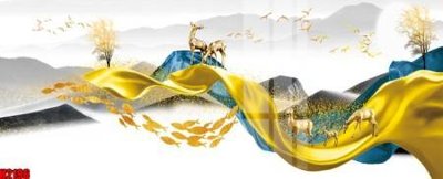 File gốc File tranh decor tranh bộ treo tường tổng hợp H2196 (phong cách) châu Âu