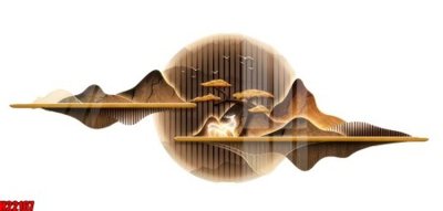 Download file gốc File tranh gốc in tranh tường nền tổng hợp H22167 (in mica) 3D