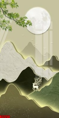 File gốc File tranh gốc in tranh tường nền tổng hợp H22250 (chuẩn CMYK) cho nhà in