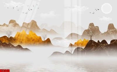 File PSD File tranh gốc in tranh tường nền tổng hợp H22448 (gốc) tách lớp chi tiết