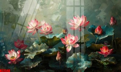 File PSD File tranh gốc in tranh tường nền tổng hợp H22548 (bản gốc) đã tách nền