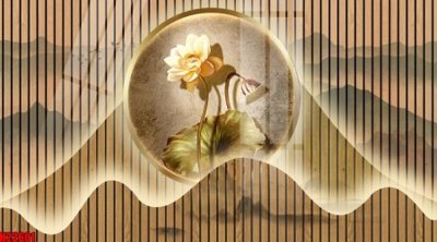 Tải xuống file tranh gốc File tranh gốc in tranh tường nền tổng hợp H22601 (PSD/TIFF)