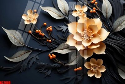 Download file gốc File tranh gốc in tranh tường nền tổng hợp H22608 (in mica) 3D