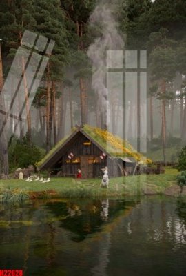 File gốc File tranh gốc in tranh tường nền tổng hợp H22628 (AI/EPS) cho in ấn