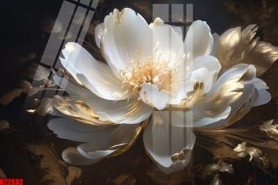 Tải file File tranh gốc in tranh tường nền tổng hợp H22682 (gốc) chủ đề hoa sen