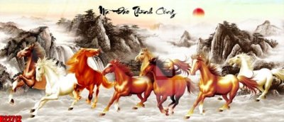 Ảnh gốc File tranh gốc in tranh tường nền tổng hợp H22712 (độ nét cao) in tráng gương