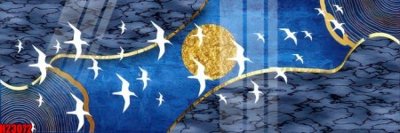 File in mica File tranh gốc in tranh tường nền tổng hợp H23072 (bản gốc) sắc sảo