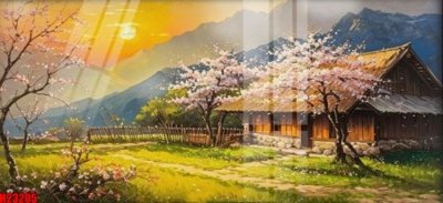 Tải file File tranh gốc in tranh tường nền tổng hợp H23205 (ảnh gốc) in tranh kính