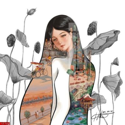 File tranh File tranh gốc in tranh tường nền tổng hợp H23271 (gốc) chủ đề trừu tượng