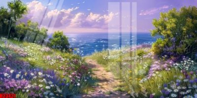 File in trần File tranh gốc in tranh tường nền tổng hợp H23421 (bản gốc) mây trời