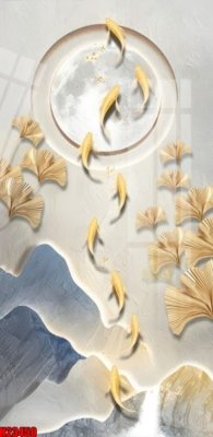 File in trần File tranh gốc in tranh tường nền tổng hợp H23450 (bản gốc 3D) sống động