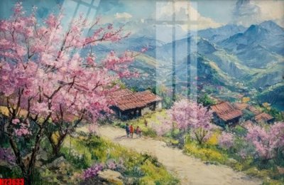 File gốc File tranh gốc in tranh tường nền tổng hợp H23633 (cho in ấn) độc quyền