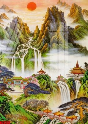 File tranh File tranh gốc in tranh tường nền tổng hợp H23733 (file gốc) chuẩn màu in