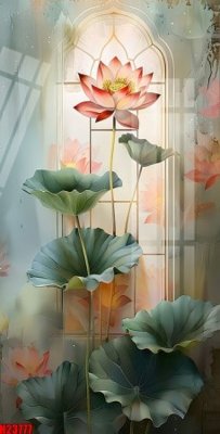 File in mica File tranh gốc in tranh tường nền tổng hợp H23777 (bản gốc) làm vách ngăn