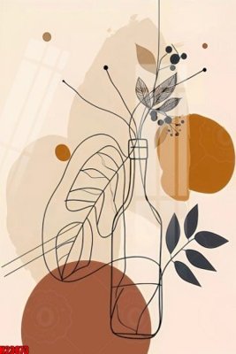 File PSD File tranh gốc in tranh tường nền tổng hợp H23873 (gốc) tách lớp chi tiết