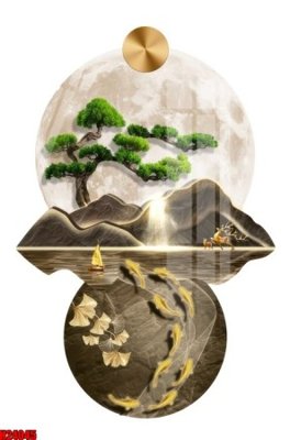 File ảnh File tranh gốc in tranh tường nền tổng hợp H24045 (gốc) cho trang trí nhà hàng