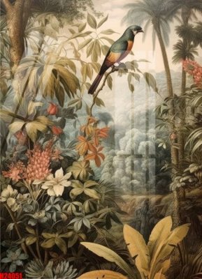 File gốc File tranh gốc in tranh tường nền tổng hợp H24051 (in ấn) màu sắc trung thực