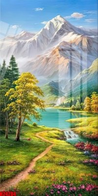 File tranh File tranh gốc in tranh tường nền tổng hợp H24284 (ảnh gốc) in trần 3D