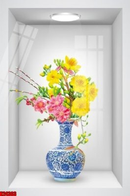 Download file gốc File tranh gốc in tranh tường nền tổng hợp H24303 (in mica) trong suốt