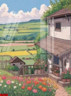 File gốc File tranh gốc in tranh tường nền tổng hợp H24328 (chuẩn CMYK) cho nhà in